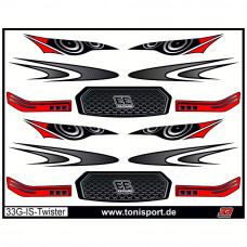 33Graphix Inside Headlight / Grill Sticker Xtreme Twister/Speciale