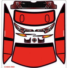 A-Paint Inside Window Stickers - Zooracing Gorilla MAX - Red