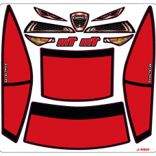 A-Paint Inside Window Stickers - Mon-Tech Racing Julia - Red