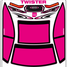 A-Paint Inside Window Stickers - Xtreme Twister - Pink