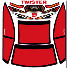 A-Paint Inside Window Stickers - Xtreme Twister - Red