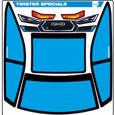 A-Paint Inside Window Stickers - Xtreme Twister Speciale - Blue