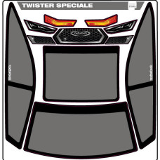 A-Paint Inside Window Stickers - Xtreme Twister Speciale - Grey