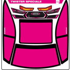 A-Paint Inside Window Stickers - Xtreme Twister Speciale - Pink