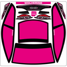 A-Paint Inside Window Stickers - Zooracing Wolverine - Pink