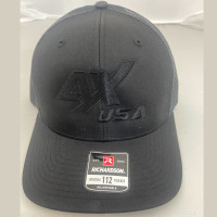 Awesomatix USA Black on Black Trucker Snapback Cap