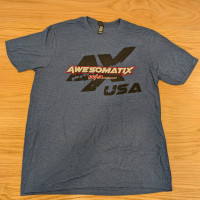Awesomatix USA Comfort Blue T-Shirt - 4XL