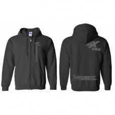 Awesomatix USA Comfort Black Zipper Hoodie - L