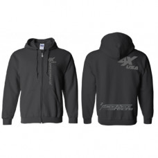 Awesomatix USA Comfort Black Zipper Hoodie - M