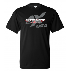 Awesomatix USA Comfort Black T-Shirt - 2XL