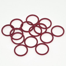 Fenix Set Of Alu Shims 1/4" x 0.5mm Red Rear Axle Shims