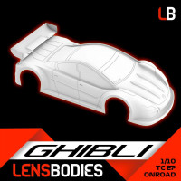 Lens Bodies GHIBLI 1/10th Scale 190mm Touring Car - ULTRA LIGHT WEIGHT