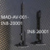 MAD Wurks INOV8 Carbon Extensions for Awesomatix and Avalon Vortex