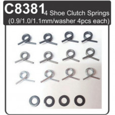 Ming Yang Model 4 Shoe Clutch Springs (0.9/1.0/1.1mm/washer 4pcs each)