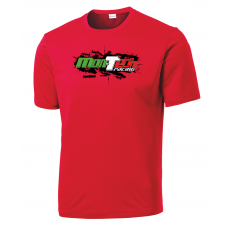Mon-Tech Racing USA Breathable Red T-Shirt - Large