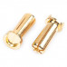 NOSRAM 5mm Gold Connectors - 14mm length (4 pcs.)