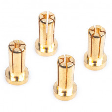 NOSRAM 5mm Gold Connectors - 14mm length (4 pcs.)