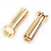 NOSRAM 5mm Gold Connectors - 18mm length (4 pcs.)