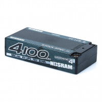 NOSRAM HV LCG Stock Spec Shorty GRAPHENE-4 4100mAh - 7.6V LiPo - 135C / 65C