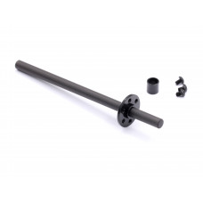 Radtec 1/12/F1 Carbon Rear Solid Axle Set (V2), Black