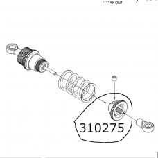 Rapide Aluminum DVS-W2 Shock Spring Retainer (2mm offset)