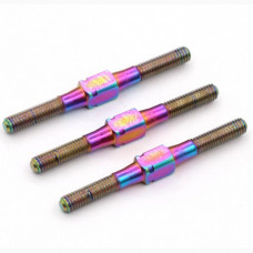 Titanium Turnbuckle Set for Rapide F1 (3 pcs), Rainbow Color