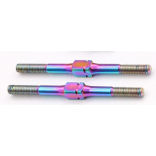 Titanium M3x42mm Turnbuckle, Rainbow Color