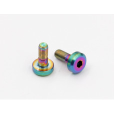 M3x8mm Ti Motor Screw, Rainbow Color, 2 pcs