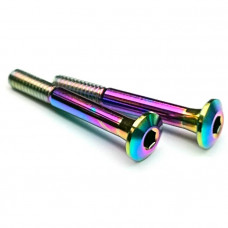 Sortafast Titanium Body Stop Screw - Awesomatix A800 / Mugen MTC3 - Oil Slick - 2pk