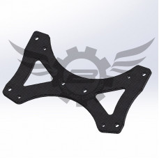 Synergy Racing Products Roche Rapide P10 WGT-R CF Front Suspension Plate - 4mm