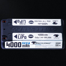 Sunpadow 7.4V 4000mAh 130C/65C LiPo Battery Platin Series
