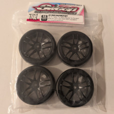 Sweep 10th TC D32 D-SPEC Asphalt TC Tire - WORK Black Spoke - 4pc Set