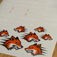 Willspeed Fast Fox Decal Sheet
