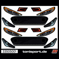 33Graphix Inside Headlight / Grill Sticker Xtreme Zenith
