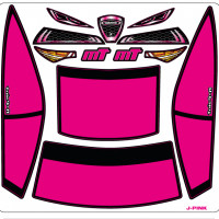 A-Paint Inside Window Stickers - Mon-Tech Racing Julia - Pink