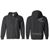 Awesomatix USA Comfort Black Zipper Hoodie - S