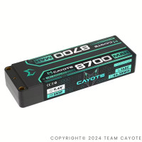 CAYOTE Racing 8700mAh 2S LiPo 7.4V 145C 321g