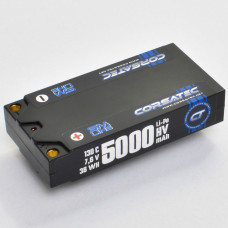 Corsatec 5000mAh 2S Shorty LCG SM Line HV LiPo 7.6V