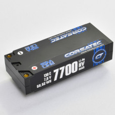Corsatec 7700mAh 2S Mid SM Line HV LiPo 7.6V