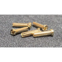 DAS Speed 24K Low Profile 2mm LiPo Plugs - 5 pcs DAS Speed 24K Low Profile 2mm LiPo Plugs - 5 pcs