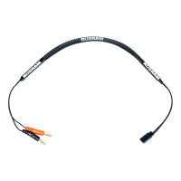 NOSRAM Charging Wire - 50cm - 4mm / Futaba / Sanwa / Graupner / JR RX/TX
