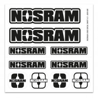 NOSRAM Logo Decal Sheet - 4 S