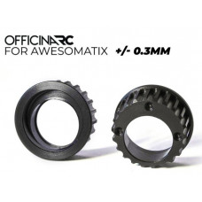 OfficinaRC Alu Bearing Housing +/- 0.3mm for Awesomatix A800 (2)