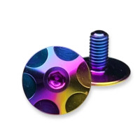 Sortafast Titanium Screws - Hexcix Wing / Steering Arms - Hyper Berry - 2pk M3x6mm