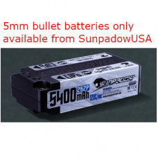 Sunpadow 7.4V 5400mAh 120C/60C LiPo Battery Platin Series 5MM Plug